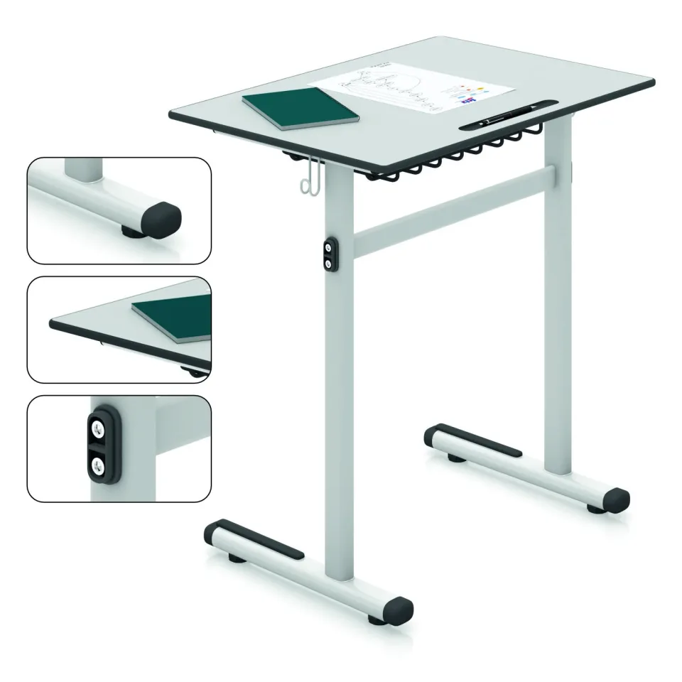 Moss Knock-Down Single School Desk - Image 3