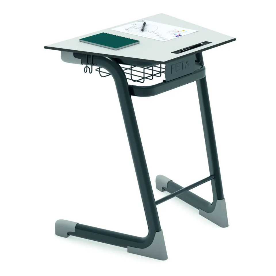 Jasper Trapezoid Single School Desk - Image 9
