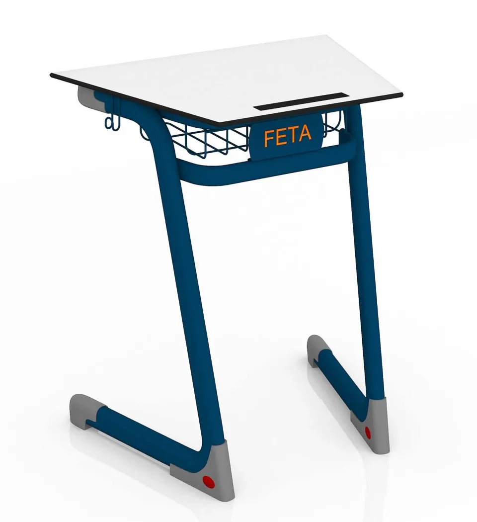 Jasper Trapezoid Single School Desk - Image 8