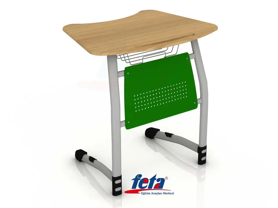 Peridot Single School Desk - Image 9