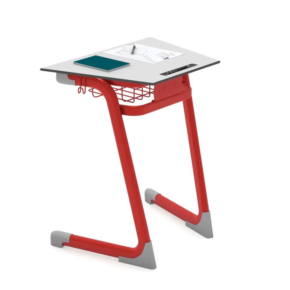 Jasper Trapezoid Single School Desk - Image 4