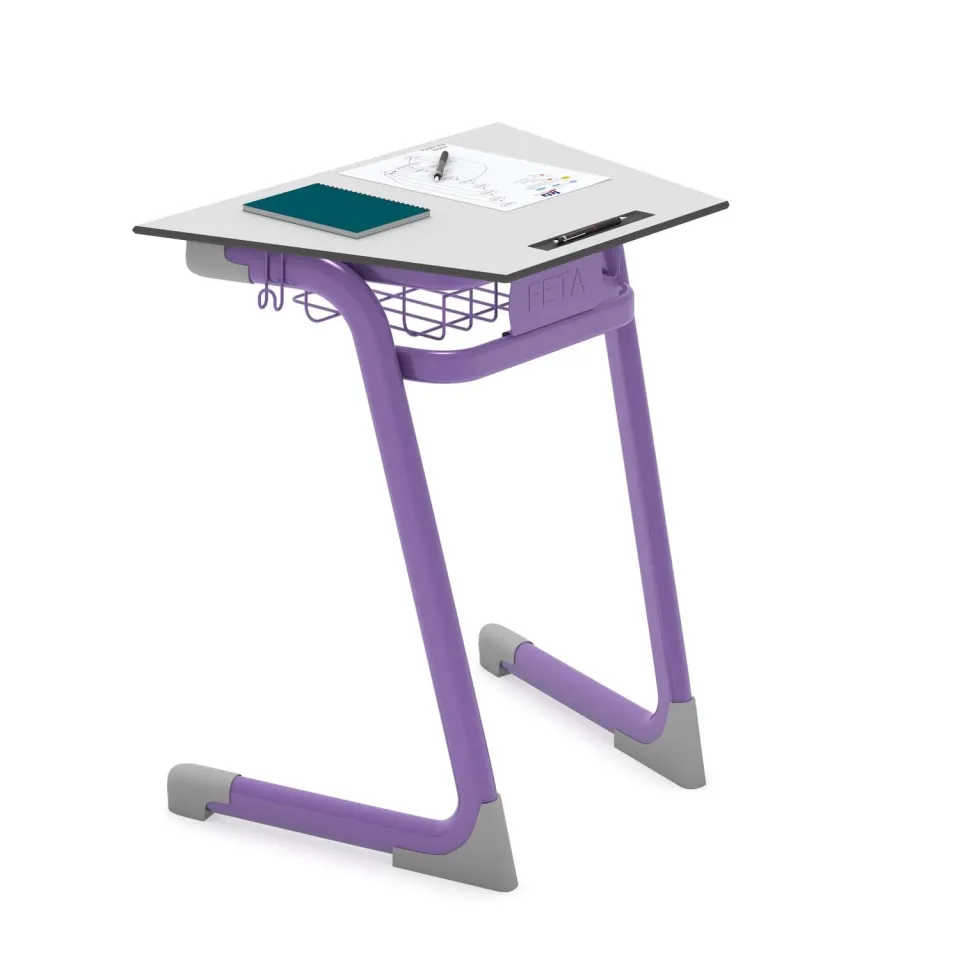 Jasper Trapezoid Single School Desk - Image 5