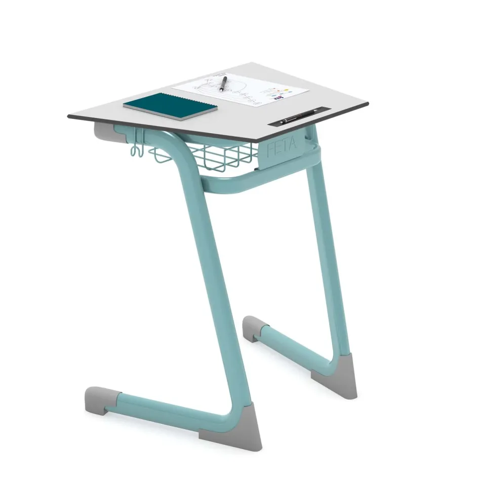 Jasper Trapezoid Single School Desk - Image 6