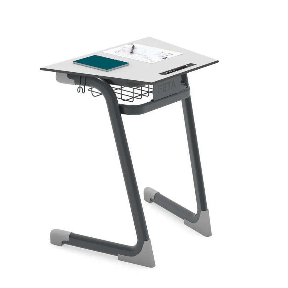 Jasper Trapezoid Single School Desk - Image 1