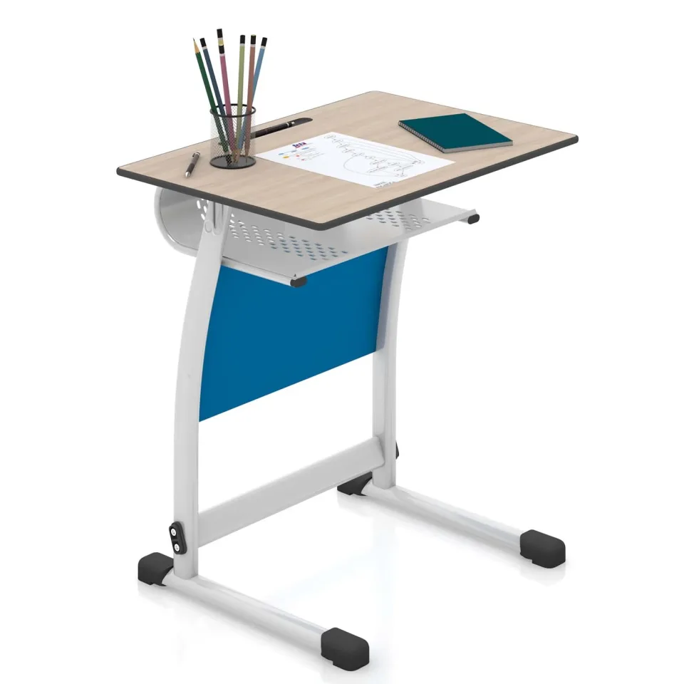 Oniks Knock-Down Single School Desk - Image 4