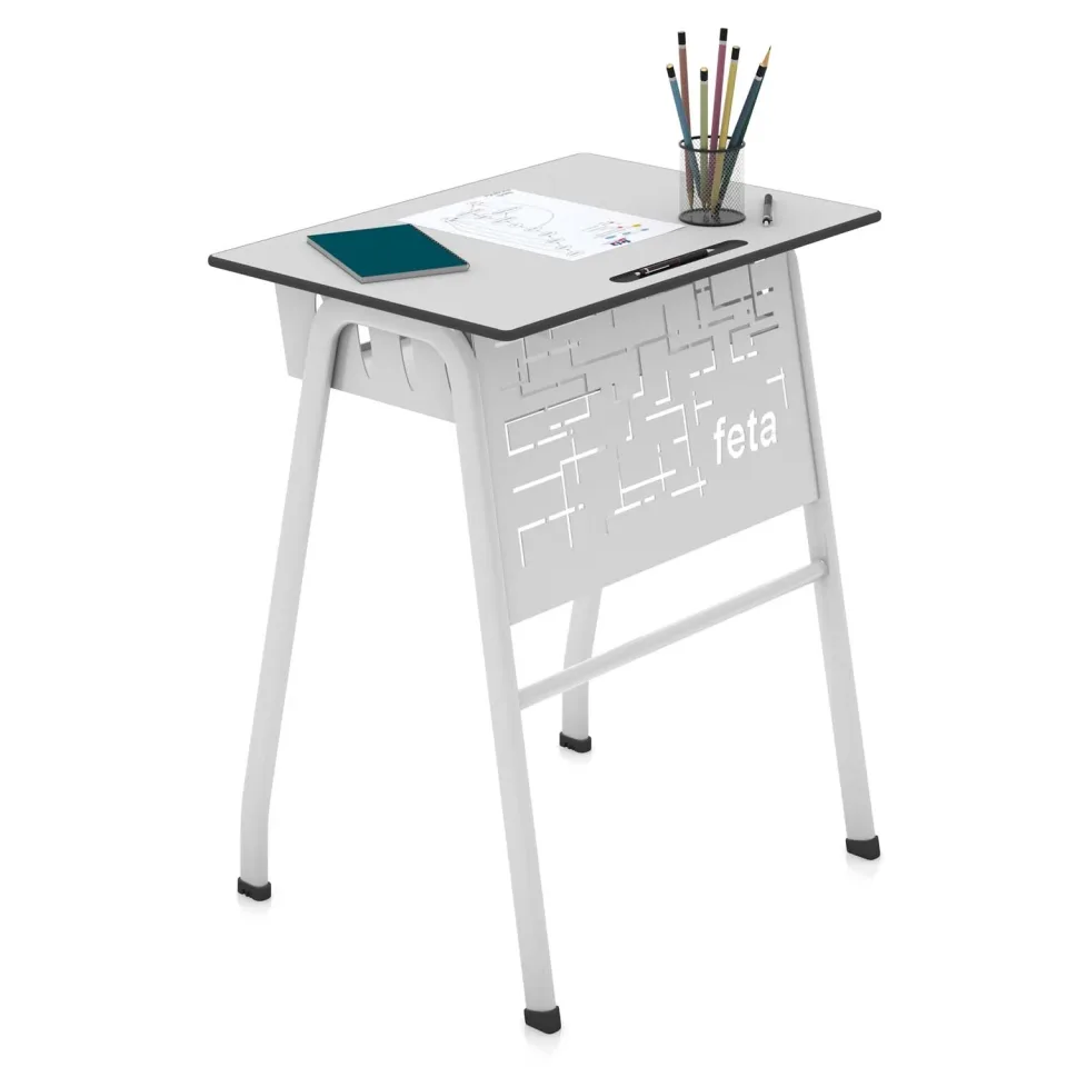 Obsidyen Single School Desk