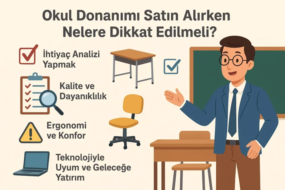 Okul Donanımı Satın Alırken Nelere Dikkat Edilmeli?
