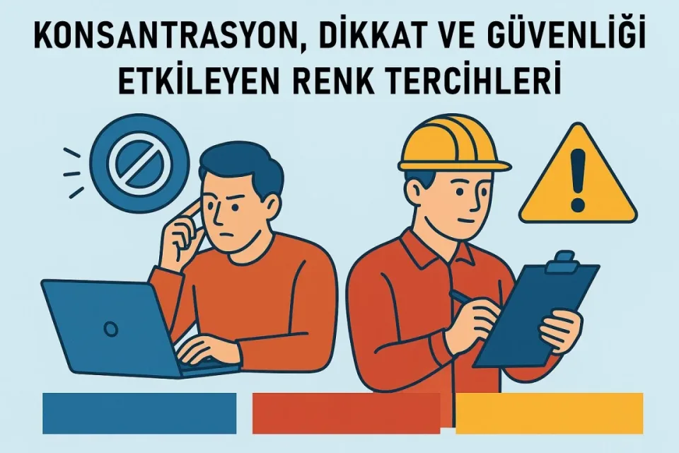 Konsantrasyon, Dikkat ve Güvenliği Etkileyen Renk Tercihleri