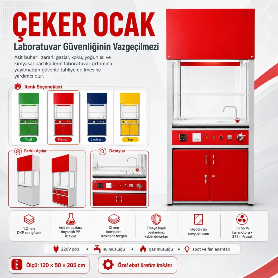 Çeker Ocak  Panoramik Camlı Elektrik Motorlu Açılır Cam (50x120x205 cm)